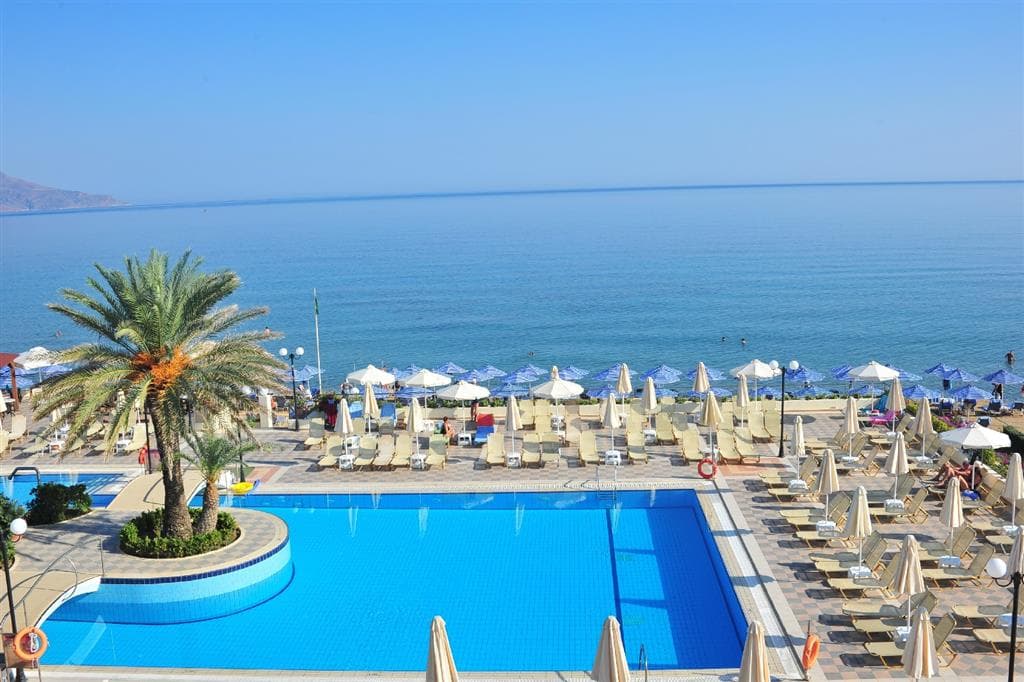 Hotel Hydramis Palace-bazén-letecký zájazd -Kréta-Kavros
