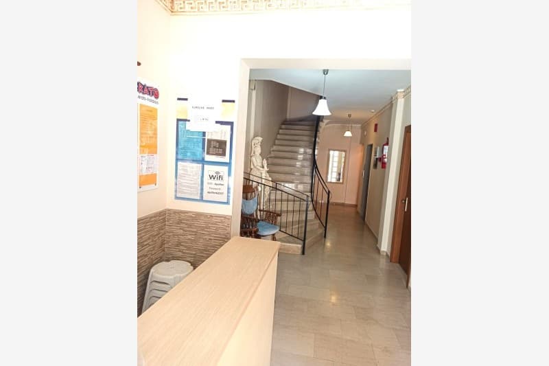 Apartmány Apollon - recepcia - autobusový zájazd