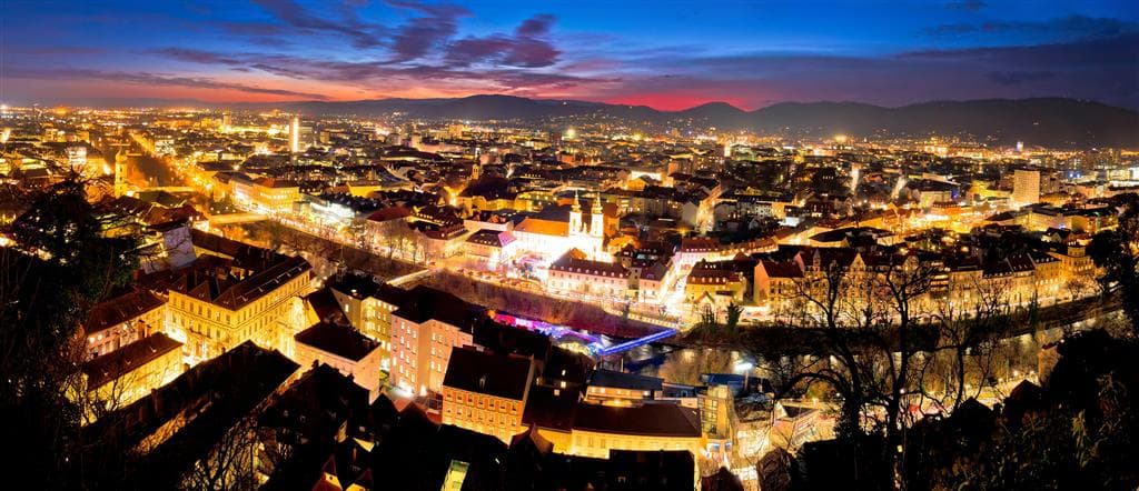 , autobusový poznávací zájazd, Predvianočný Graz
