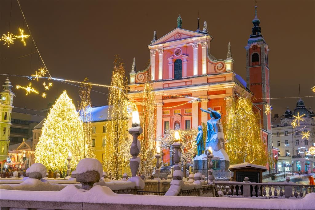 Poznávacie zájazdy , Predvianočná Ljubljana