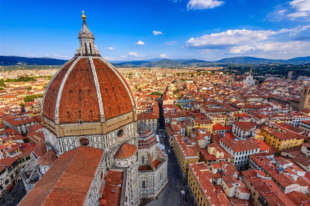 , Letecký poznávací zájazd, Taliansko, Florencia - kolíska renecancie, námestie Duomo, katedrála Santa Maria Del Fiore