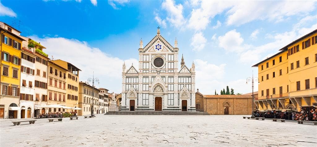 , Letecký poznávací zájazd, Taliansko, Florencia - kolíska renecancie, katedrála Santa Croce