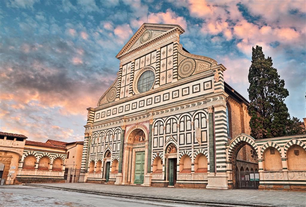, Letecký poznávací zájazd, Taliansko, Florencia - kolíska renecancie, kostol Santa Maria Novella