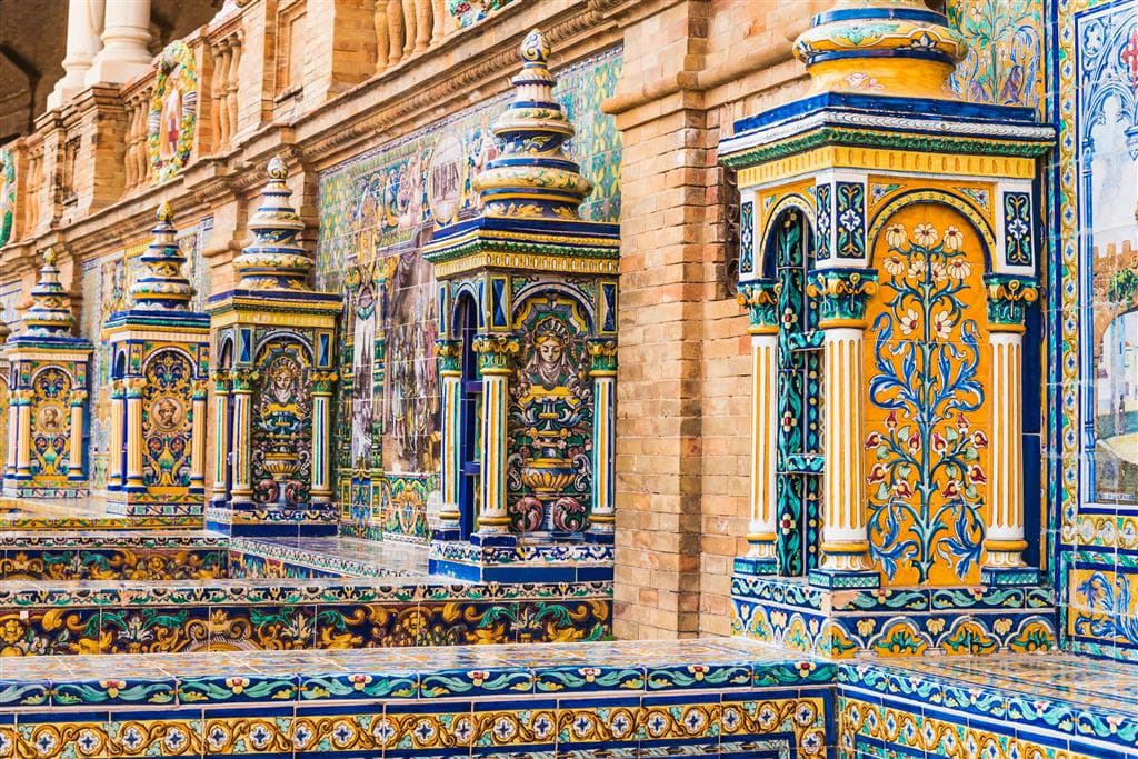 , Letecký poznávací zájazd, Španielsko,Andalúzia - križovatka kultúr, Sevilla, Španielske námestie