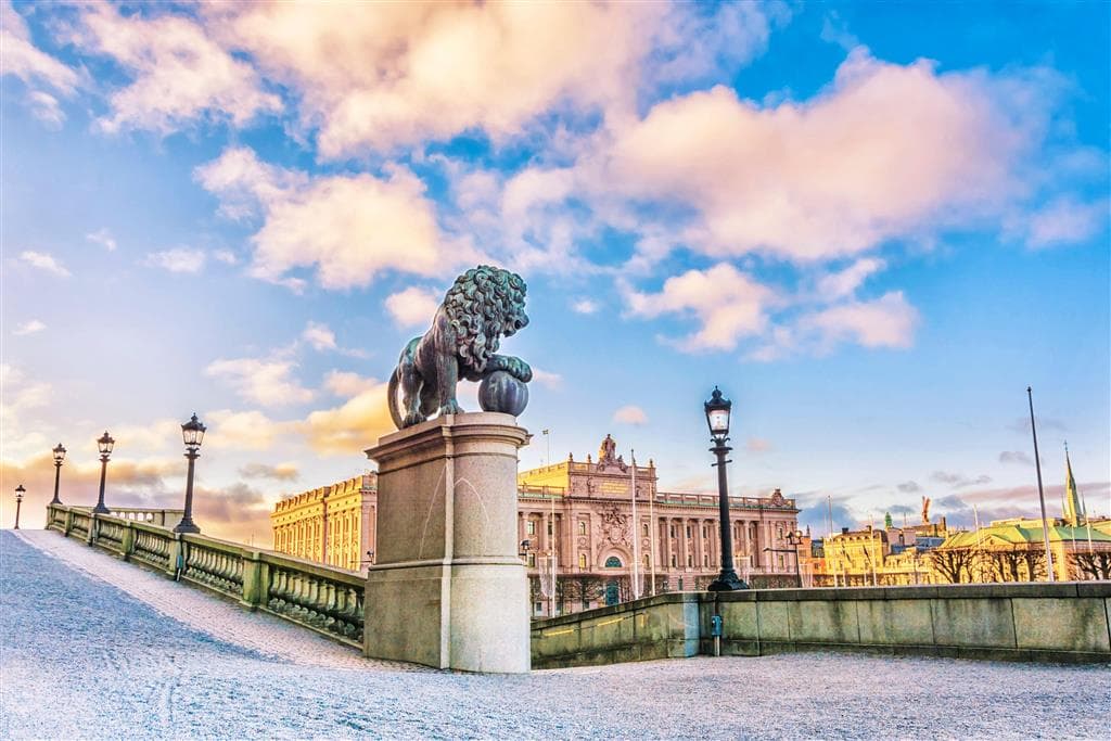 , Letecký poznávací zájazd, Švédsko, Štokholm - klenot severu, parlament Riksdag