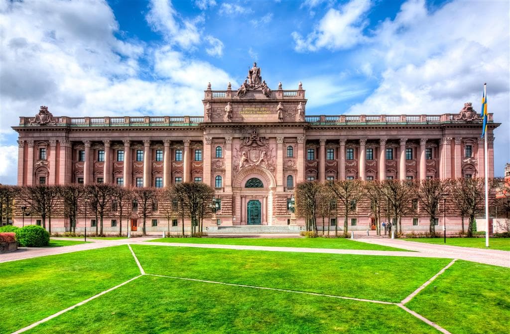 , Letecký poznávací zájazd, Švédsko, Štokholm - klenot severu, parlament Riksdag