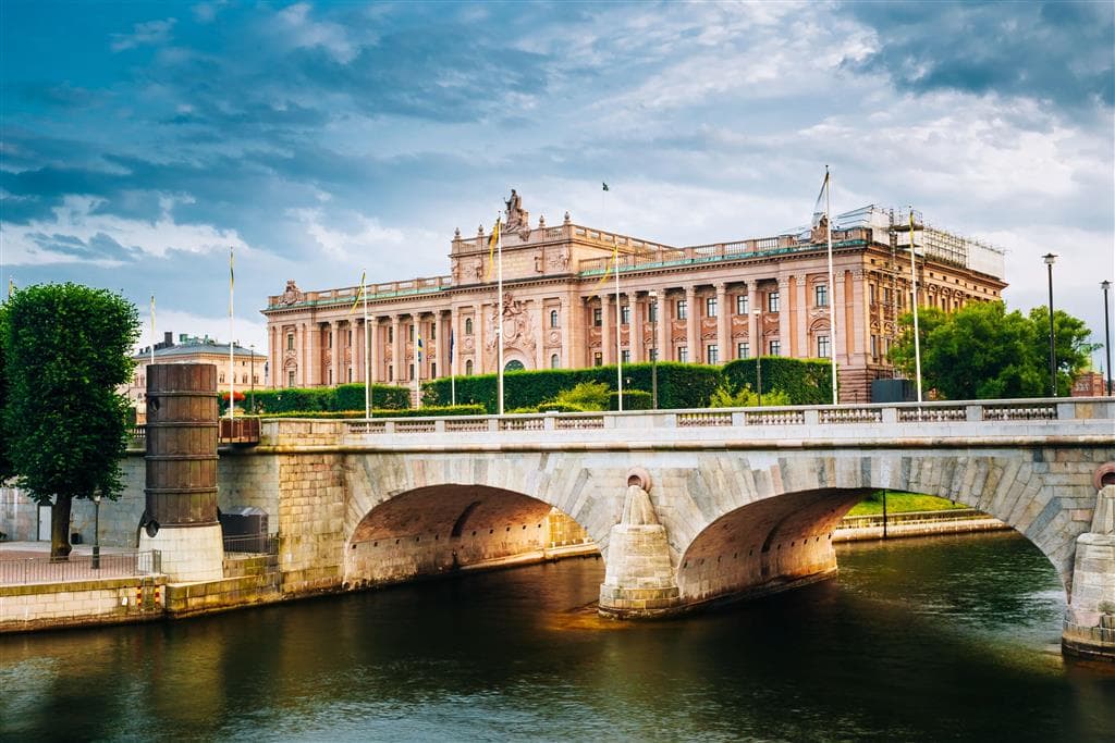 , Letecký poznávací zájazd, Švédsko, Štokholm - klenot severu, parlament Riksdag