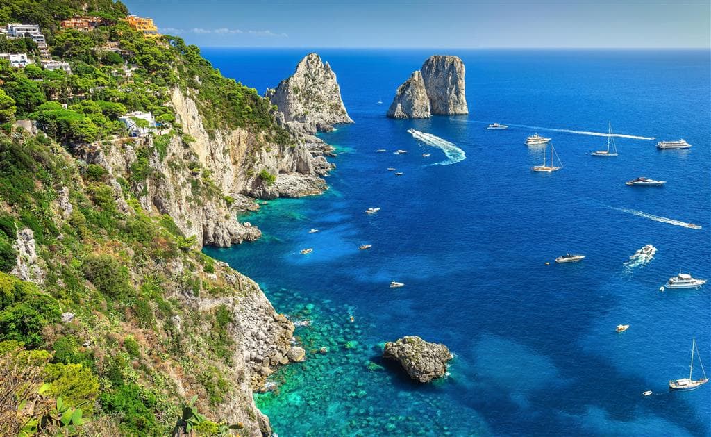, autobusový poznávací zájazd, Kampánia s pobytom pri mori, ostrov Capri