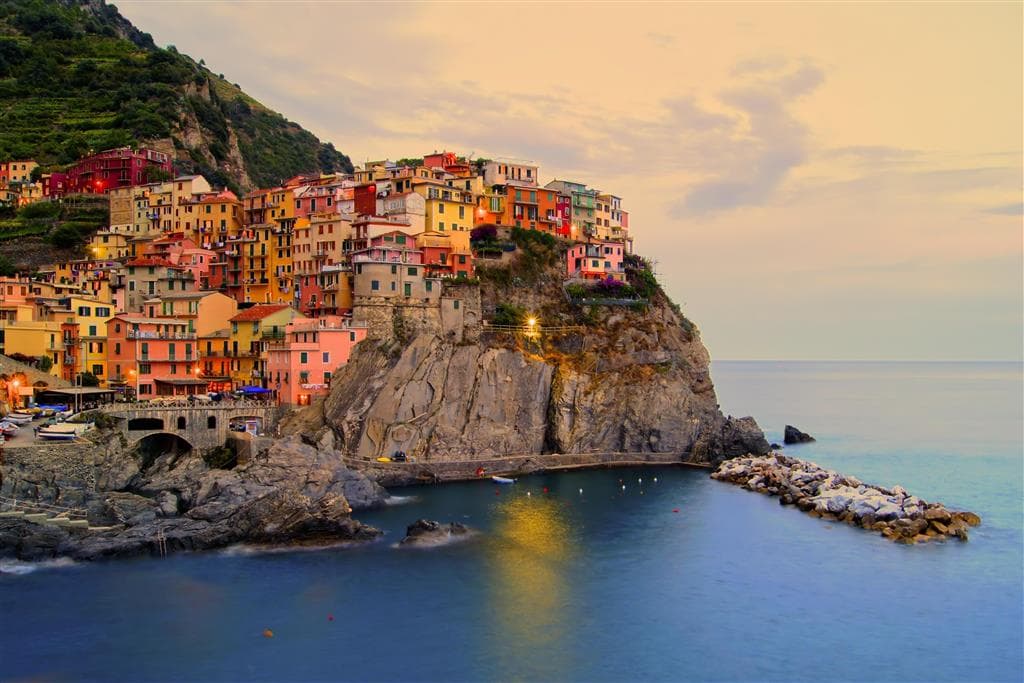 , autobusový poznávací zájazd, Ligúrska riviéra s kúpaním, Cinque Terre, Manarola