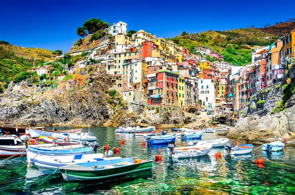 , autobusový poznávací zájazd, Ligúrska riviéra s kúpaním, Cinque Terre, Riomaggiore