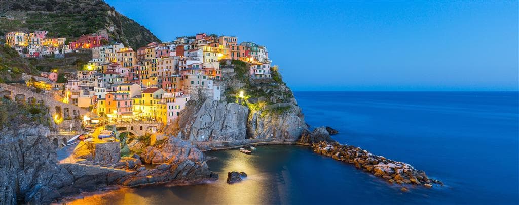 , autobusový poznávací zájazd, Ligúrska riviéra s kúpaním, Cinque Terre, Manarola