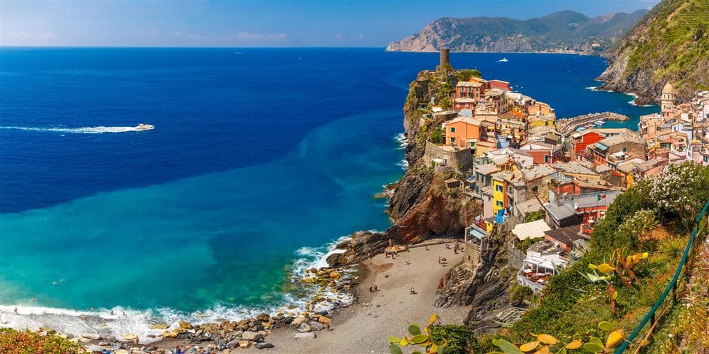 , autobusový poznávací zájazd, Ligúrska riviéra s kúpaním, Cinque Terre, Vernazza