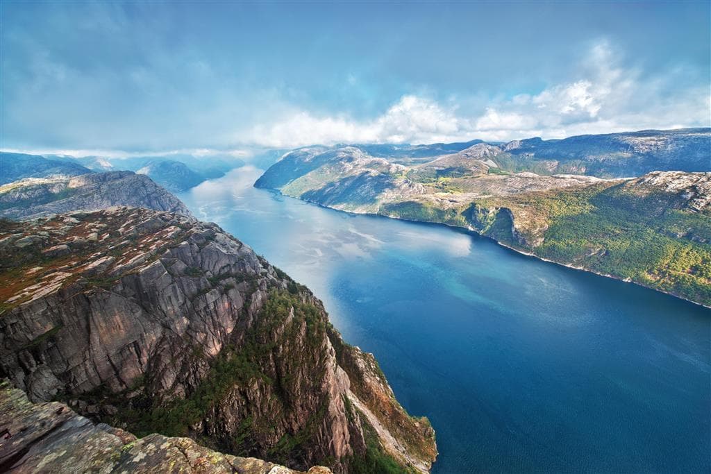 , autobusový poznávací zájazd, Škandinávsky okruh, Nórsko, Lysefjord