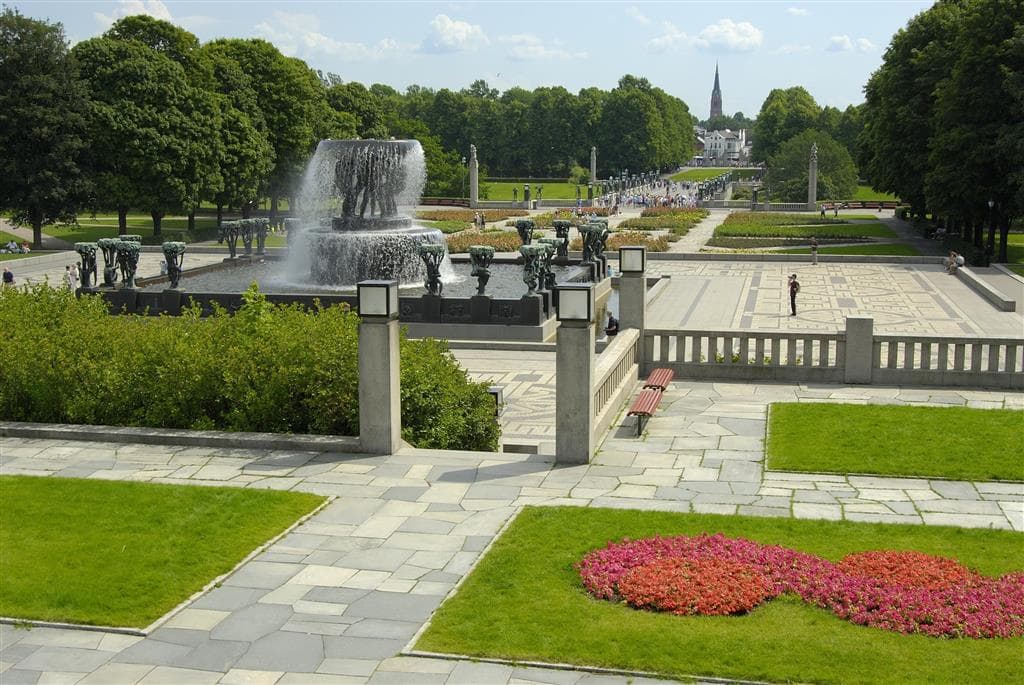 , autobusový poznávací zájazd, Škandinávsky okruh, Nórsko, Oslo, Vigeland park
