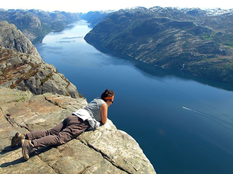 , autobusový poznávací zájazd, Škandinávsky okruh, Nórsko, Lysefjord Preikestolen