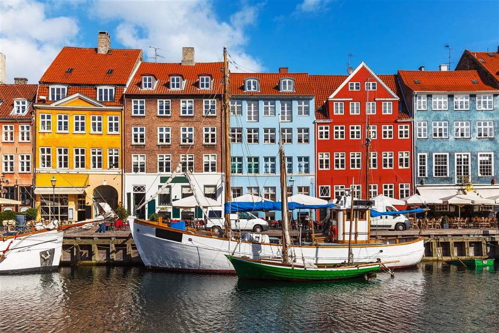 , autobusový poznávací zájazd, Škandinávsky okruh, Dánsko, Kodaň, Nyhavn