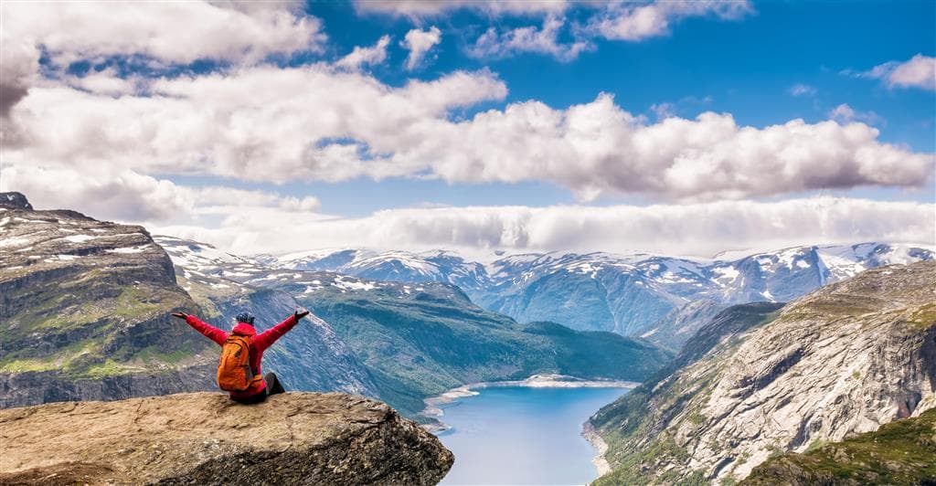 , autobusový poznávací zájazd, Škandinávsky okruh, Nórsko, Lysefjord Preikestolen