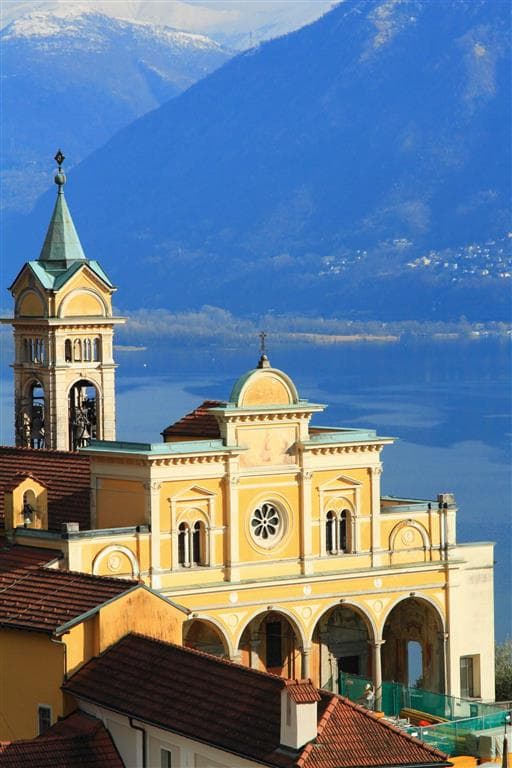 , autobusový poznávací zájazd, Švajčiarsky okruh, Locarno, Madona del Sasso