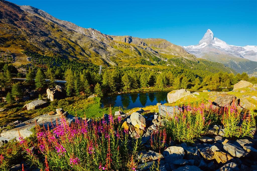 , autobusový poznávací zájazd, Švajčiarsky okruh, Klein Matterhorn