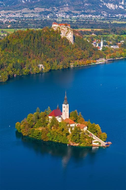 , autobusový poznávací zájazd, Slovinsko a Plitvické jazerá, Bled, Bledský hrad