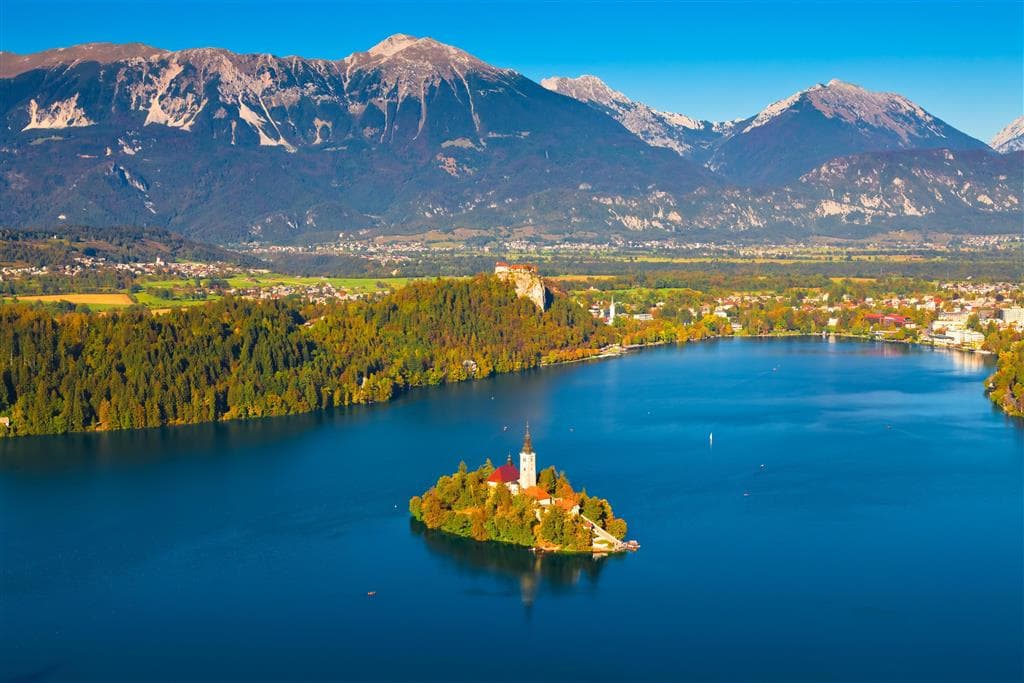 , autobusový poznávací zájazd, Slovinsko a Plitvické jazerá, Bled, Bledský hrad