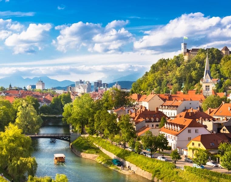, autobusový poznávací zájazd, Slovinsko a Plitvické jazerá, Ljubljana