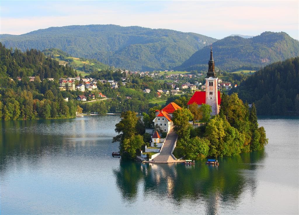 , autobusový poznávací zájazd, Slovinsko a Plitvické jazerá, Bled, Bledské jazero