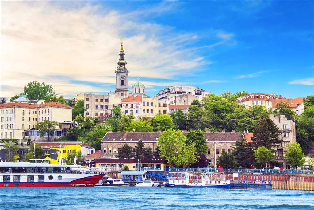 , autobusový poznávací zájazd, Balkán, Srbsko, Belehrad, centrum mesta