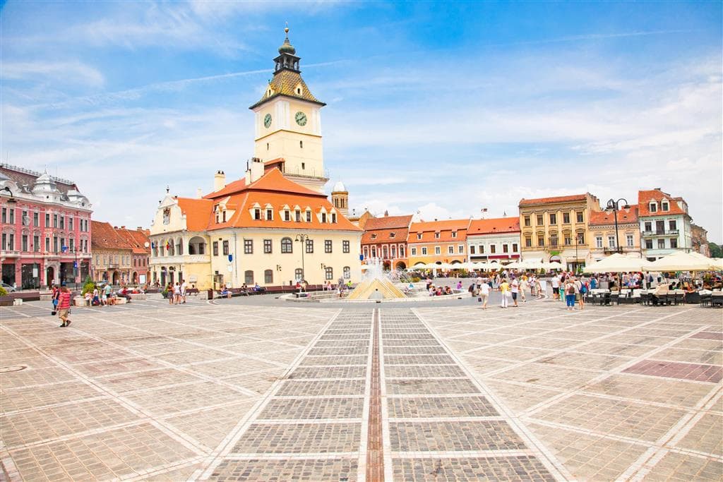 , autobusový poznávací zájazd, Rumunsko - Sedmohradsko a Transylvánia, Brašov, radnica