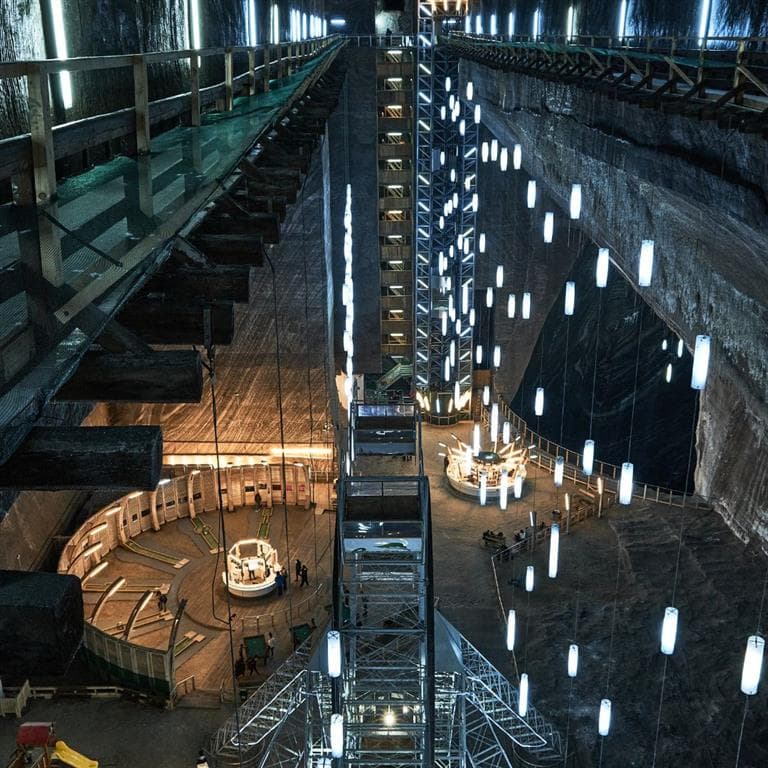 , autobusový poznávací zájazd, Rumunsko - Sedmohradsko a Transylvánia, soľná baňa Salina Turda