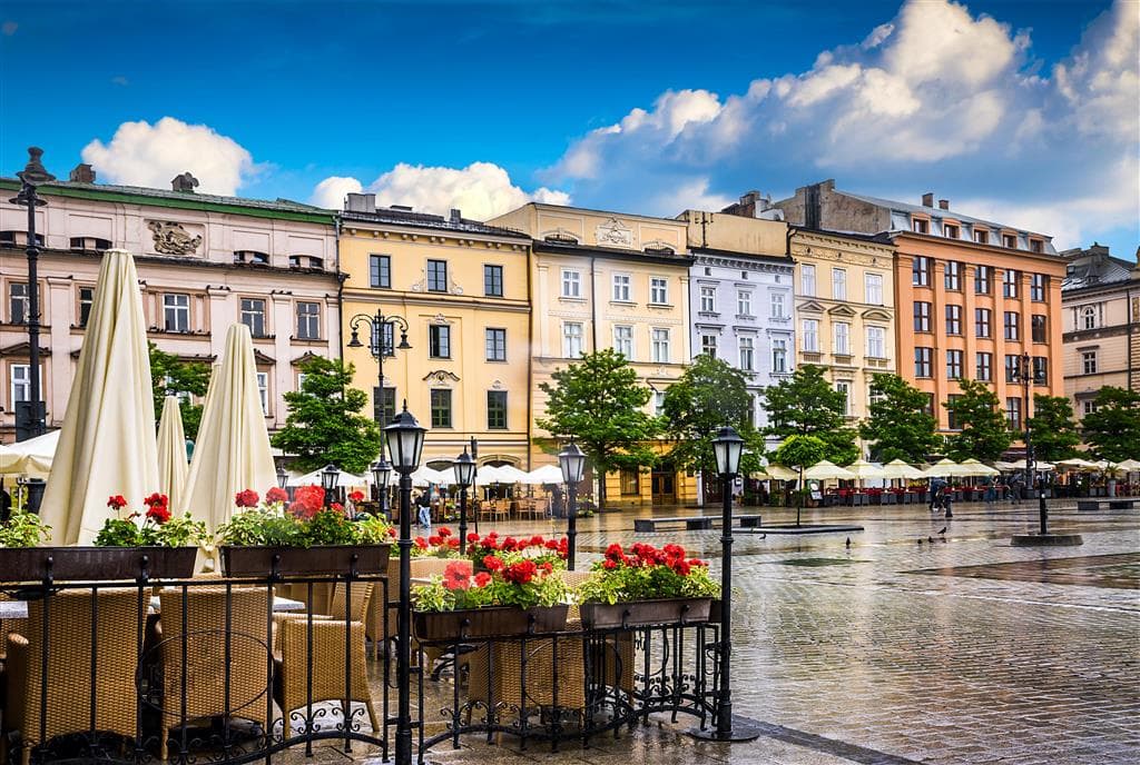 , autobusový poznávací zájazd, Krakow a Wroclaw, Krakow, historické centrum