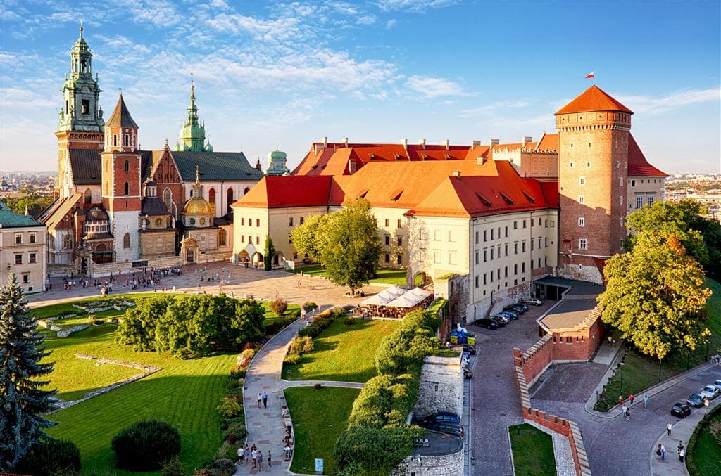 , autobusový poznávací zájazd, Krakow a Wroclaw, hrad Wawel