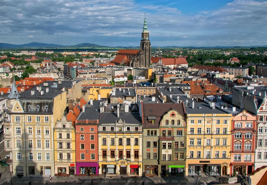 , autobusový poznávací zájazd, Krakow a Wroclaw, Swidnica, Historické centrum