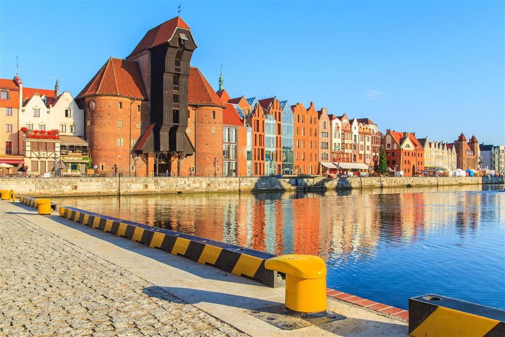 , autobusový poznávací zájazd, Poľsko - Mazúrske jazerá, Gdansk, cetnrum mesta