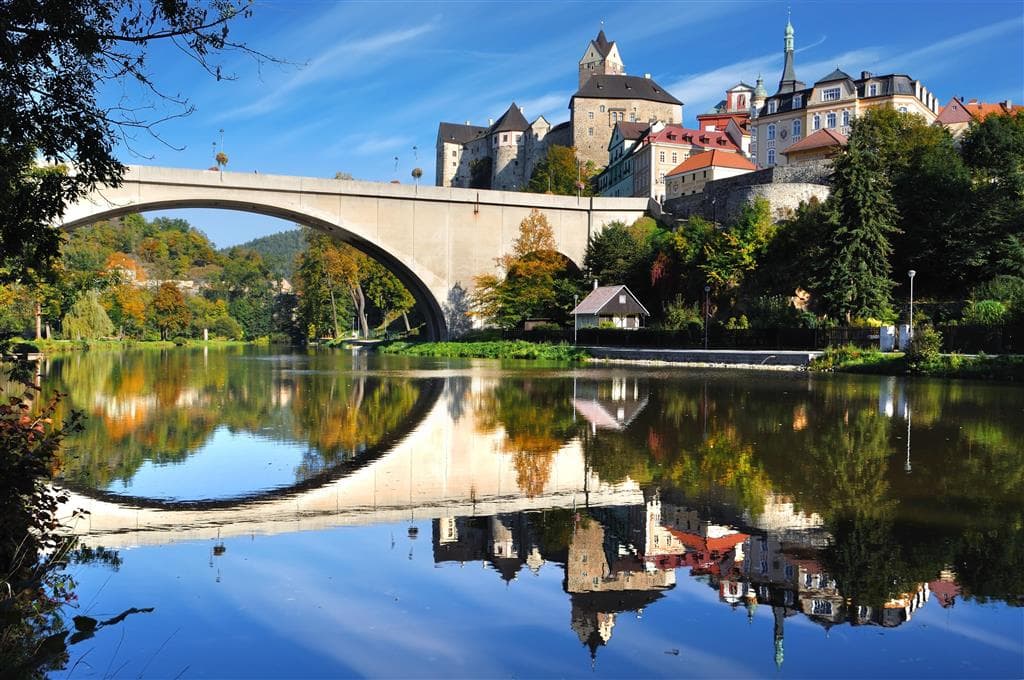 , autobusový poznávací zájazd, Zlatý český trojuholník, hrad Loket