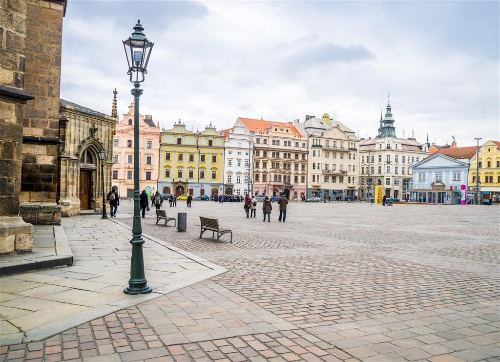 , autobusový poznávací zájazd, Zlatý český trojuholník, Plzeň, centrum mesta