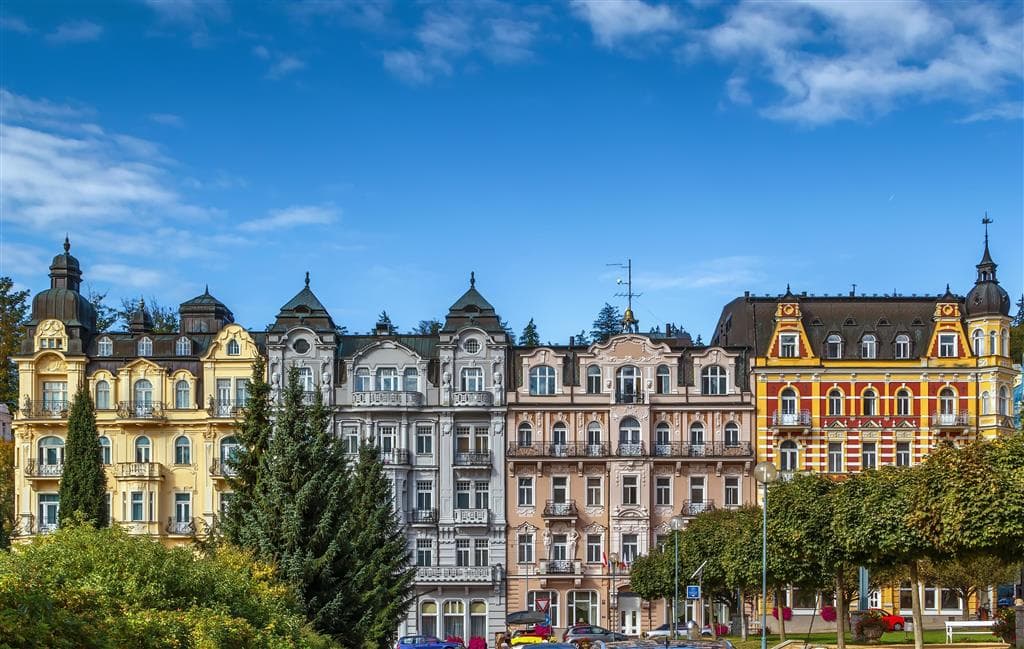 , autobusový poznávací zájazd, Zlatý český trojuholník, Mariánské Lázně, centrum mesta