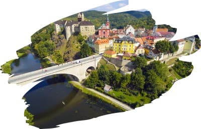 , autobusový poznávací zájazd, Zlatý český trojuholník,leták