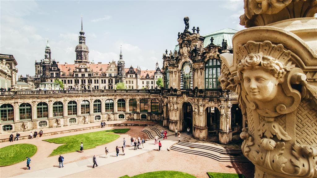 , atobusový poznávací zájazd, Nemecko, Drážďany, Zwinger
