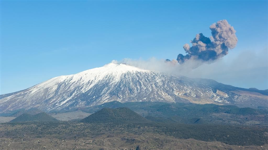 , Letecký poznávací zájazd, Sicília a Liparské ostrovy, Etna