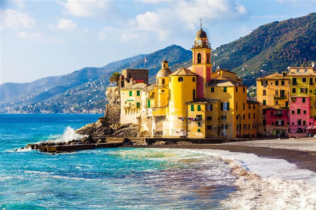 , letecký poznávací zájazd, Ligúria- kráľovstvo pestrofarebných útesov, Camogli