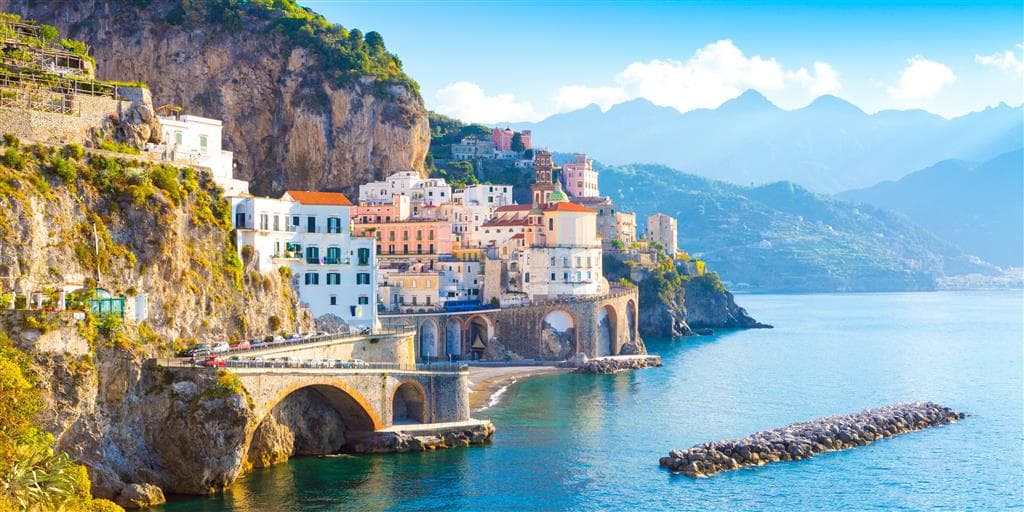 , Letecký poznávací zájazd, Kampánia a čarovný ostrov Capri,, Positano