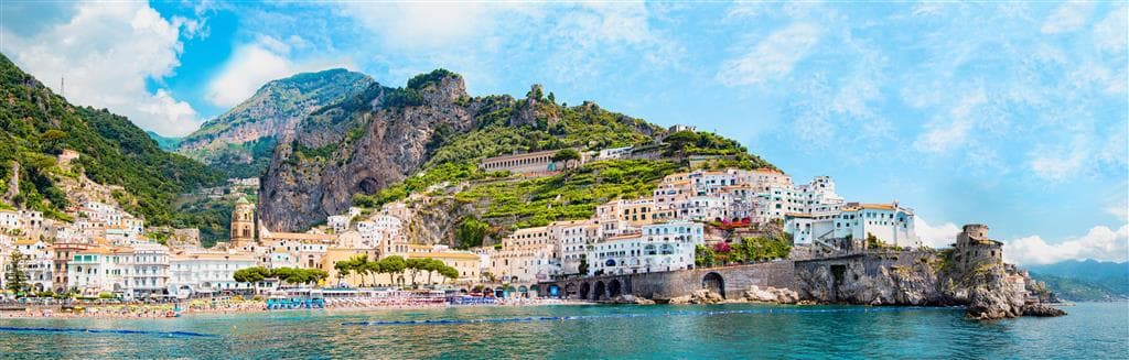 , Letecký poznávací zájazd, Kampánia a čarovný ostrov Capri,, Amalfi