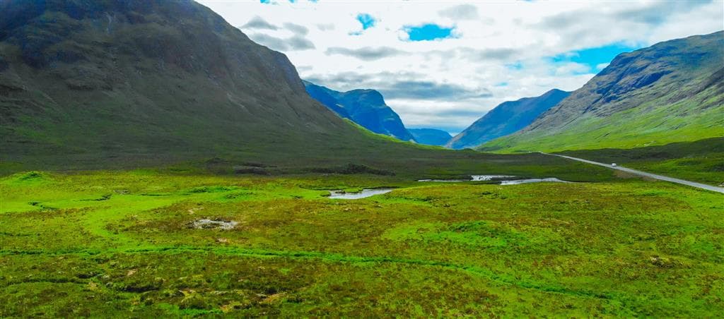 , letecký poznávací zájazd, Tajomstvá Škótska a jazera Loch Ness, Škótska vysočina