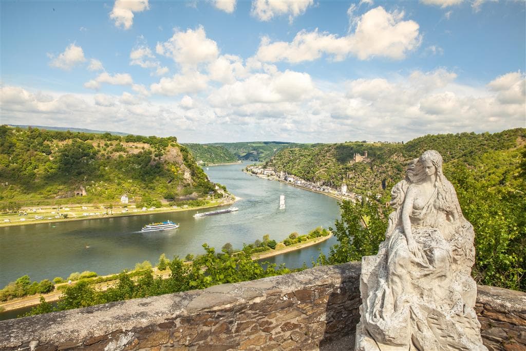 , autobusový poznávací zájazd Melebné údolie Rýna a Mosely s návštevou Luxemburgu, Lorelei