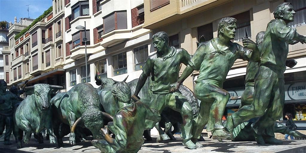 , Letecký poznávací zájazd, Mestá pod Pyrenejami, Pamplona