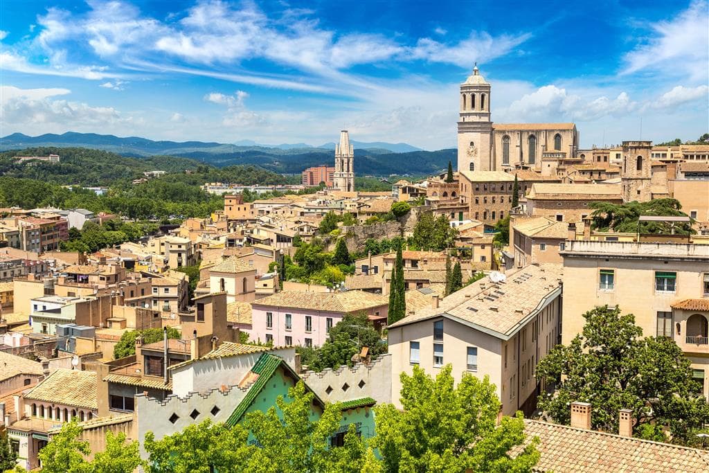 , Letecké poznávacie zájazdy,  Andorra, Girona a Katalánsko, katedrála v Girone