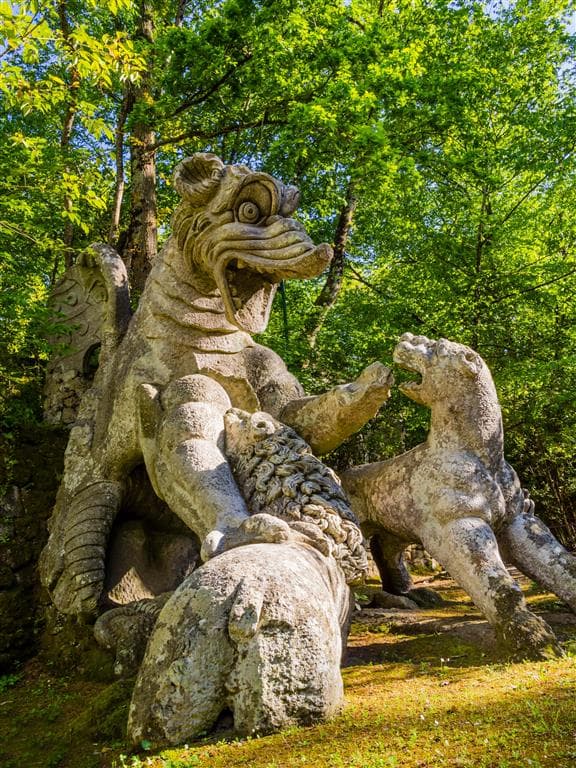 Poznávacie zájazdy autobusom , Rím a olasť Lazio, Bomarzo