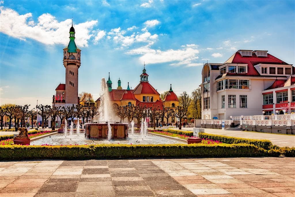 , letecký poznávací zájazd, Poľsko - baltské pobrežie, Sopot