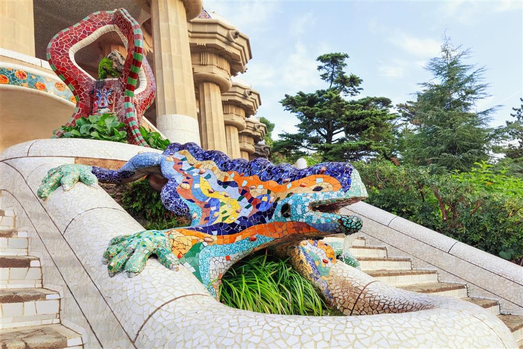 , Letecké poznávacie zájazdy, Španielsko, Barcelona, Girona a Montserrat s kúpaním, Park Guell